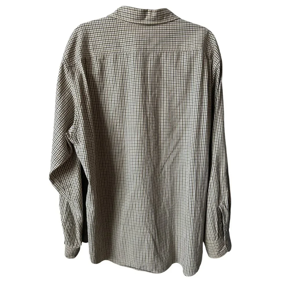 Polo Sport Ralph Lauren Checkered Button-Down Shirt Blue/Brown Checkered Large